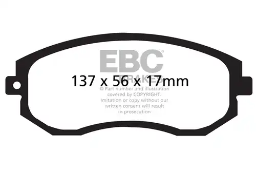 накладки EBC Brakes DP41884R