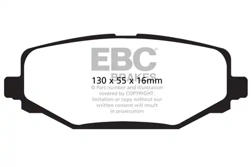 накладки EBC Brakes DP41889R