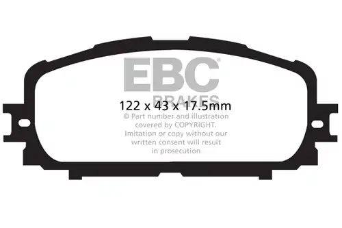 накладки EBC Brakes DP41897R
