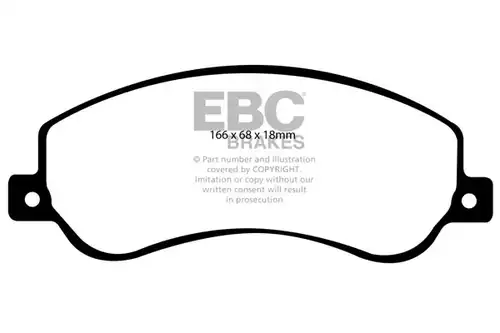 накладки EBC Brakes DP41917R