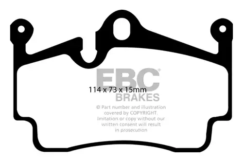 накладки EBC Brakes DP41920R