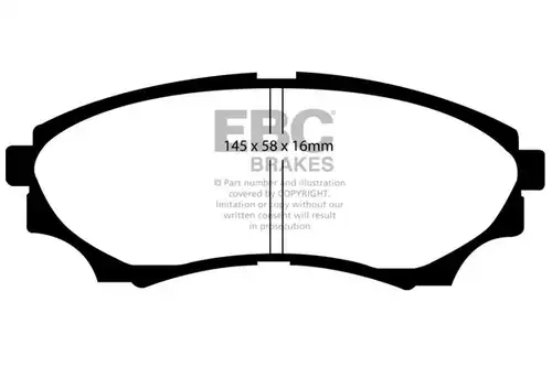 накладки EBC Brakes DP41921R