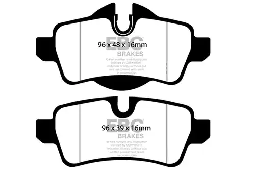 накладки EBC Brakes DP41931R