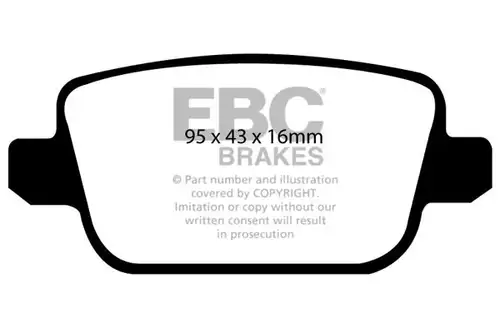 накладки EBC Brakes DP41933R