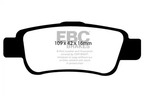 накладки EBC Brakes DP41952R