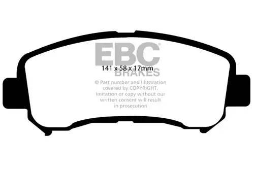 накладки EBC Brakes DP41954R