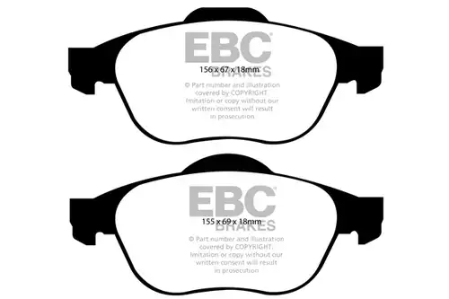 накладки EBC Brakes DP41958R