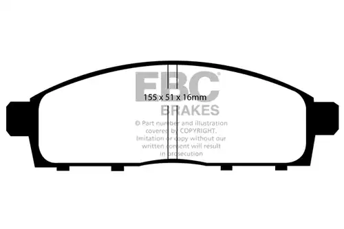 накладки EBC Brakes DP41963R