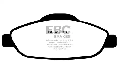 накладки EBC Brakes DP41978R