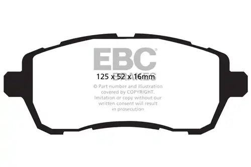 накладки EBC Brakes DP42002R