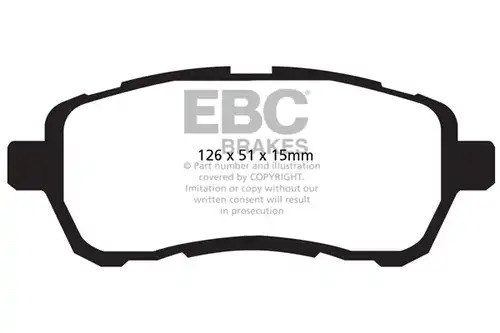 накладки EBC Brakes DP42003R