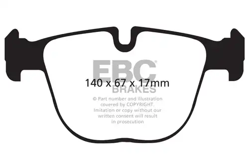 накладки EBC Brakes DP42008R