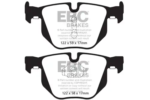 накладки EBC Brakes DP42009R