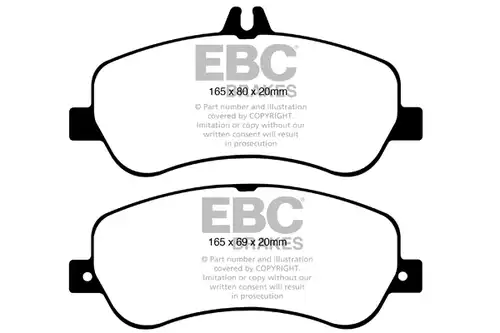 накладки EBC Brakes DP42011R