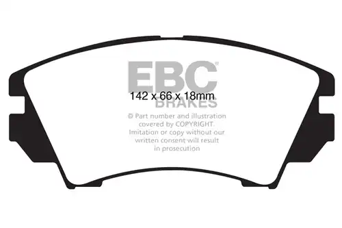 накладки EBC Brakes DP42014R
