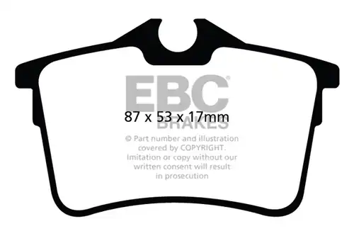 накладки EBC Brakes DP42017R