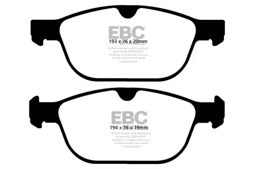 накладки EBC Brakes DP42018R