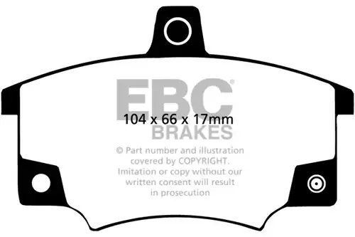 накладки EBC Brakes DP420/2