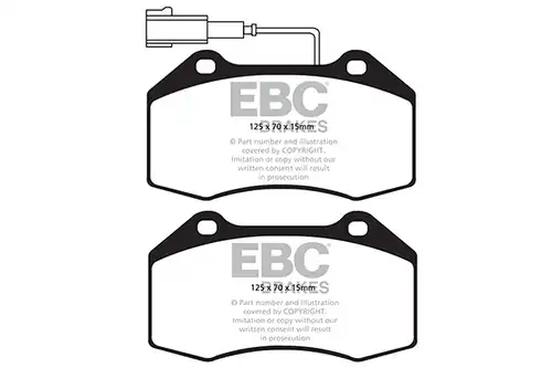 накладки EBC Brakes DP42021R