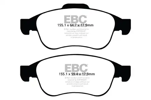 накладки EBC Brakes DP42023R