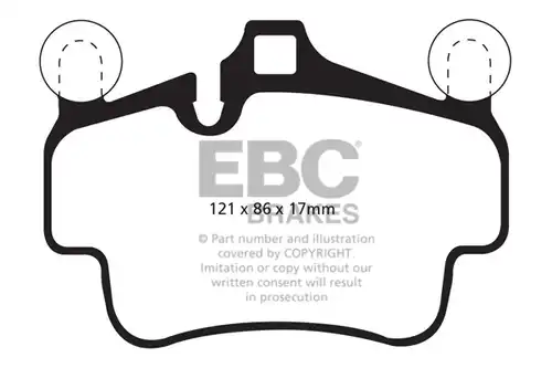 накладки EBC Brakes DP42029R