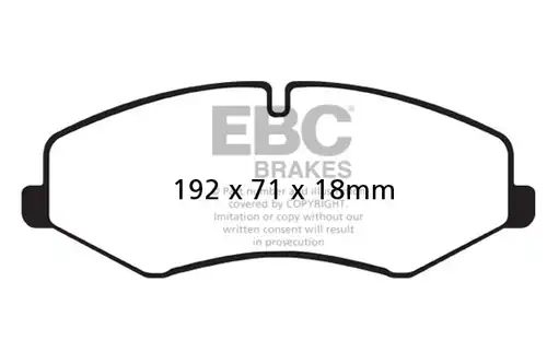 накладки EBC Brakes DP42060R