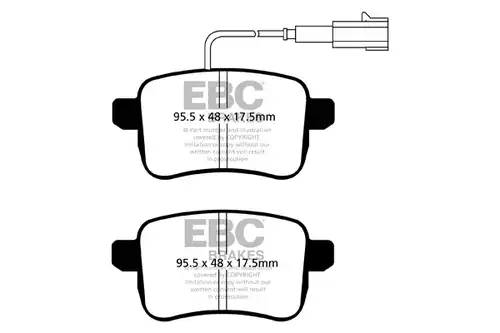 накладки EBC Brakes DP42079R
