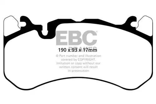 накладки EBC Brakes DP42081R
