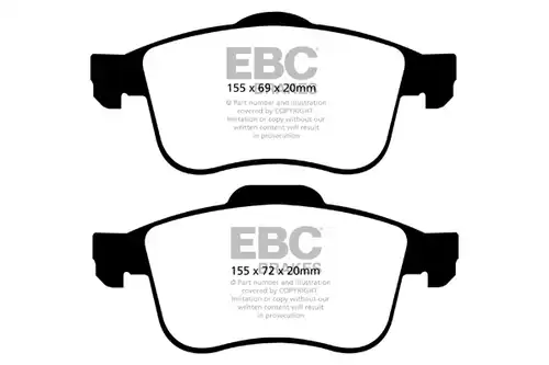 накладки EBC Brakes DP42090R