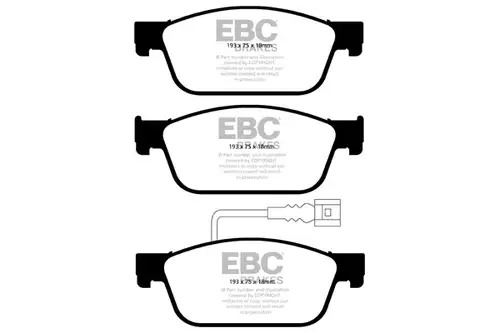 накладки EBC Brakes DP42096R