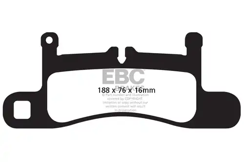 накладки EBC Brakes DP42098R