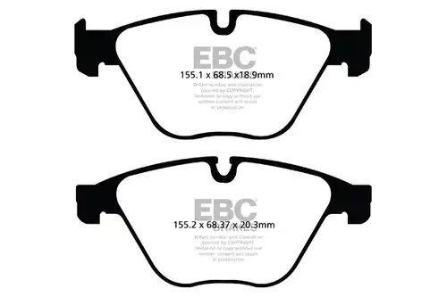 накладки EBC Brakes DP42103R