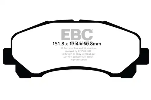 накладки EBC Brakes DP42113R