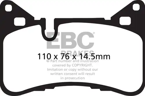 накладки EBC Brakes DP42117R