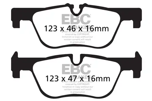 накладки EBC Brakes DP42132R