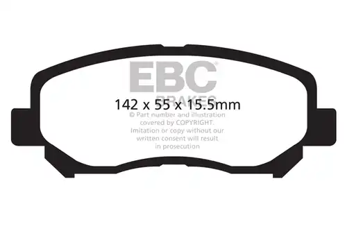 накладки EBC Brakes DP42134R