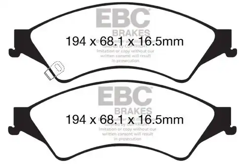 накладки EBC Brakes DP42140R