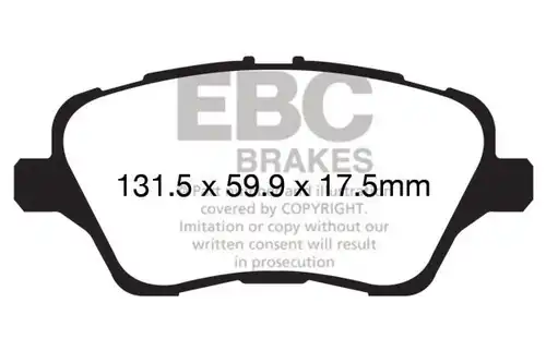 накладки EBC Brakes DP42149R