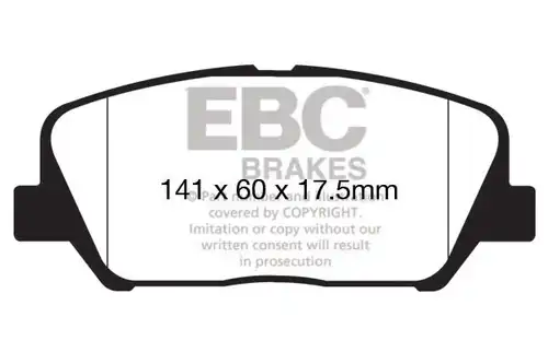 накладки EBC Brakes DP42172R