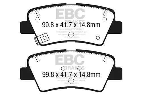 накладки EBC Brakes DP42188R