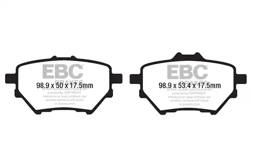 накладки EBC Brakes DP42196R