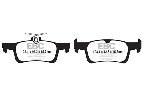 накладки EBC Brakes DP42199R