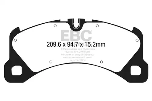 накладки EBC Brakes DP42203R