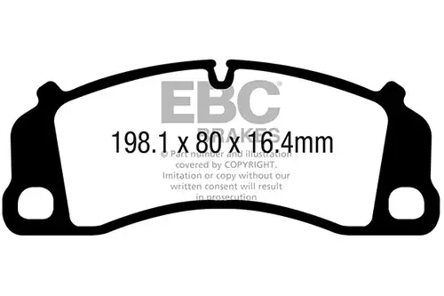 накладки EBC Brakes DP42206R