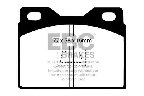 накладки EBC Brakes DP4220R