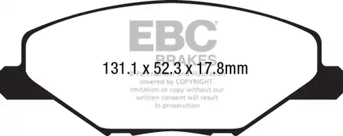 накладки EBC Brakes DP42211R