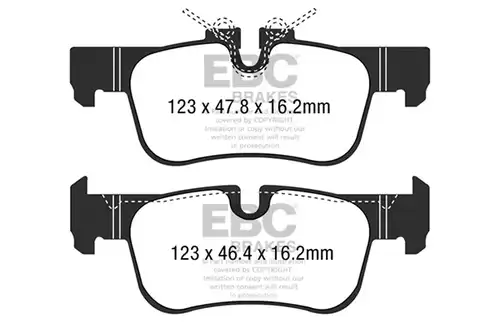 накладки EBC Brakes DP42235R