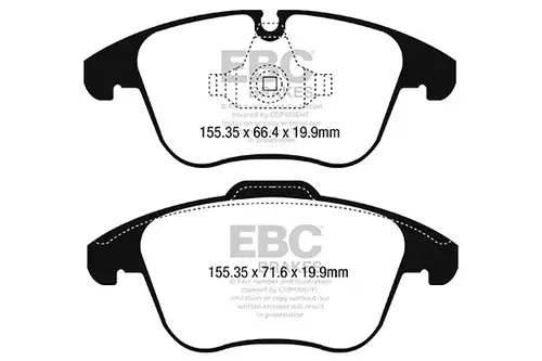 накладки EBC Brakes DP42252R
