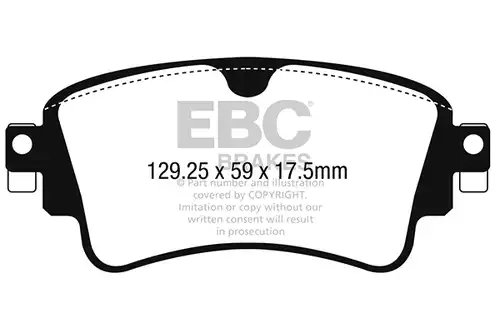 накладки EBC Brakes DP42254R