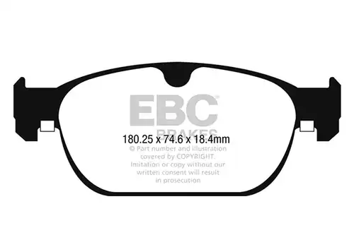 накладки EBC Brakes DP42260R